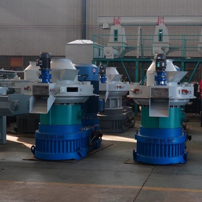 2.2-3kw Kondisyoner Motor Biyokütle Pellet Üretim hattı 2-12mm