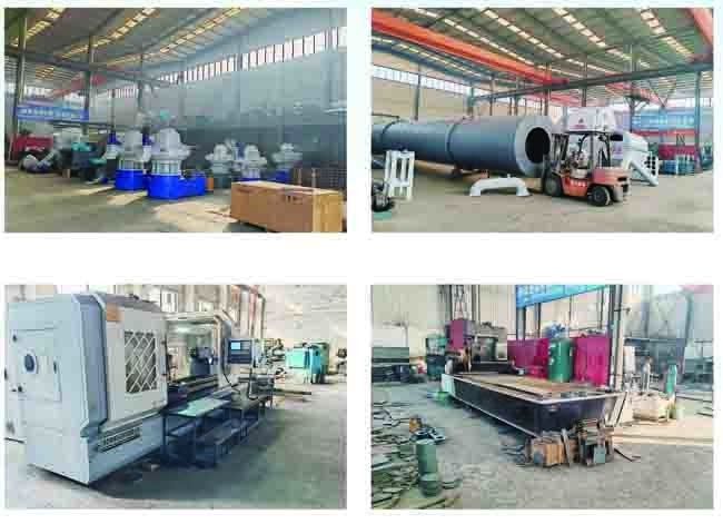 1.1-1.3t/M3 Biyokütle Ahşap Pellet Makinesi 2.2-3kw Klima Motoru ile